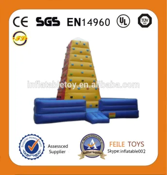 inflatable water rock climbing wall