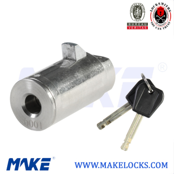 Stainless steel disc tumble lock plunger