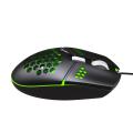 8000dpi Wired Hole Gaming Mouse med fläktprogrammering