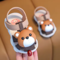 PVC Soft Baby Slippers Cartoon Sandalias para niños para niños pequeños