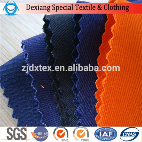 100% Cotton Fire Resistance Fabric for Protective Clothing