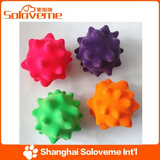 Eco-friendly Beautiful Pet Flocking Ball Toys Dog Lovely Toy Products