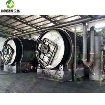 Waste Tyre to Fuel Oil Recycling Plant