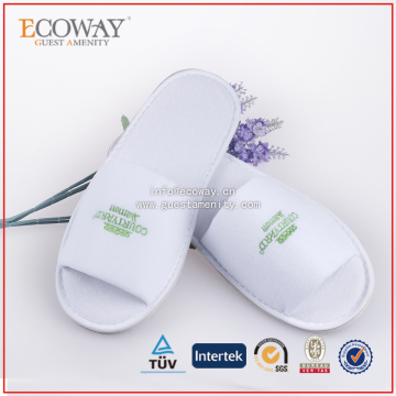 disposable open toe slipper for men custom indoor slippers with logo