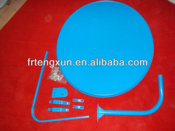 L shape mount KU band 80/90cm satellite dish antenna