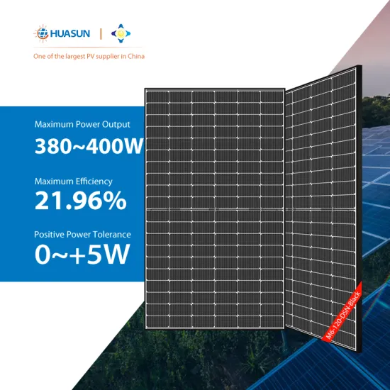 Huasun HJT M6 Bifacial Solar Panels: 380W to 400W Full Black PV Modules