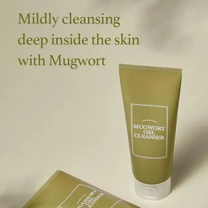Korean Mugwort Gel Cleanser for Deep Cleansing and Hydration