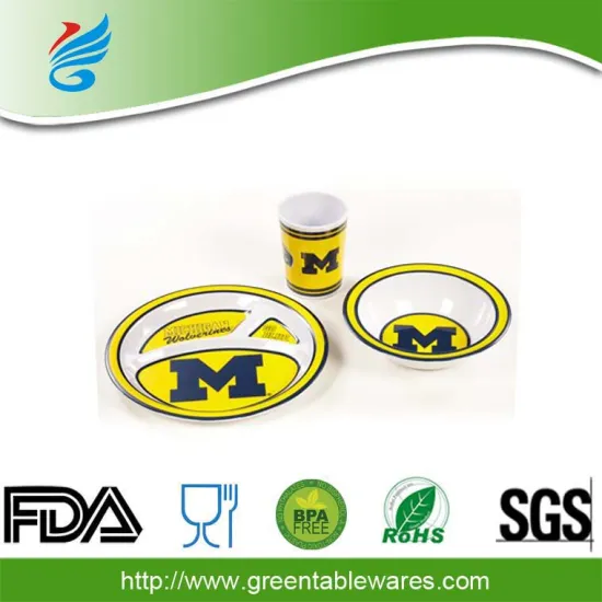 PP Tableware Dinner Plates PP Dishes Children Dinnerware Sets Plates For Child Use