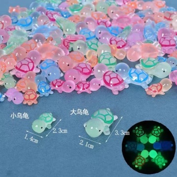 Miniature Luminous Resin Turtle Home Garden DIY Decor