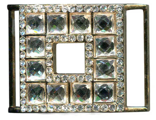 Diamante Metal Buckles for Lady Shoes, Bags Accessories, Garment Ornament