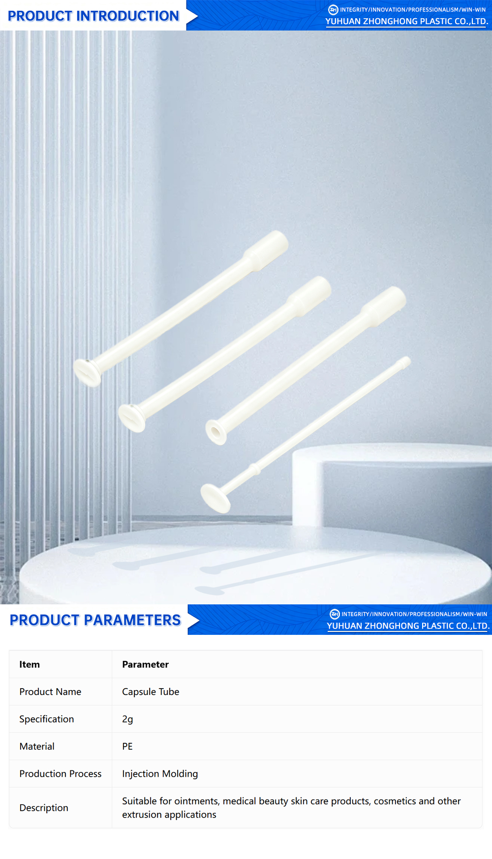 Premium Gynecological Capsule Tube Formulation X
