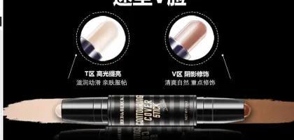 Contouring cover stick foundation