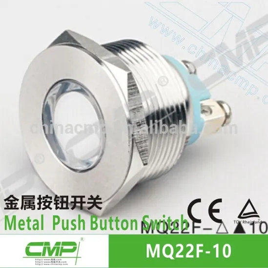 CMP stainless steel waterproof IP67 metal 22mm electrical panel led indicator light