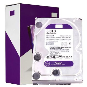 6TB Server Hard Drive: WD30PURX 3.5 Inch SATA III HDD with 3TB Surveillance Capacity and 64M Cache