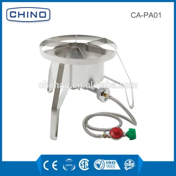 Outdoor High Pressure Gas Stove for large Pots / 6"Cast Iron Fry Burner