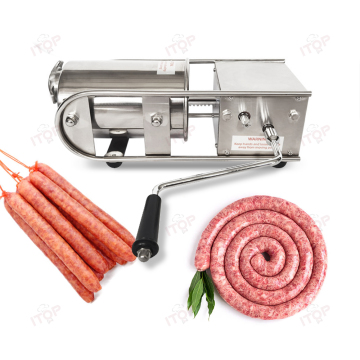 Stainless Steel Manual/Electric 3L Horizontal Sausage Stuffer