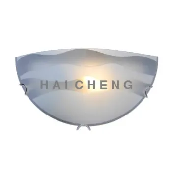 Hotel glass wall bedside lamp