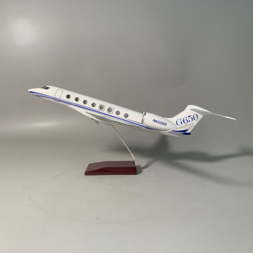 1:50 Scale Gulfstream G650 Resin Aircraft Model: A Stillish 47 Cm Descoration for Events