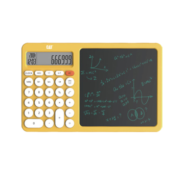 Calculatrice de bureau et bureau de haute qualité et support de badge de cahier - Gift Gift for Cat Series