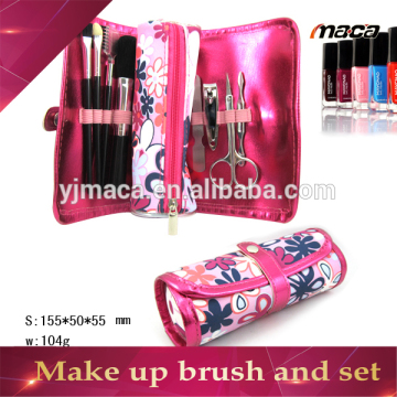 Hot China factory flat top contour makeup brush