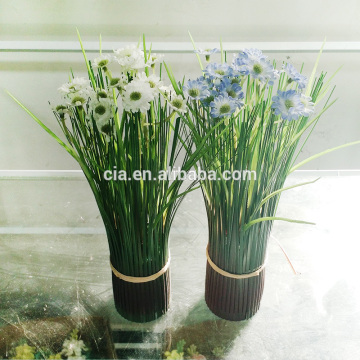 Onion Grass Artificial Marigold Flower Bonsai Plants Wholesale