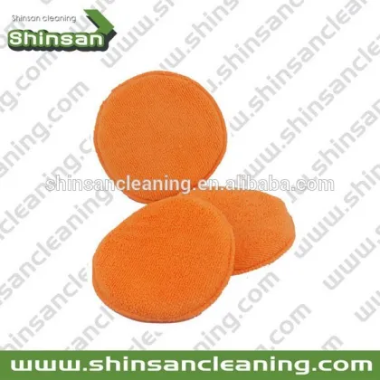 2016 Soft Microfiber car wax sponge/car polish sponge/wax applicator