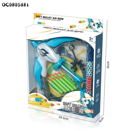 Soft Bullet Archery Set: Air Bow and Arrow Toy Game for Kids