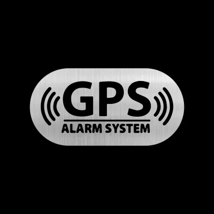 For Car Stickers and Decals GPS Alarm Stickers Car Bumper Stickers In Car Styling Car Door Body Window Motorcycle Vinyl Stickers