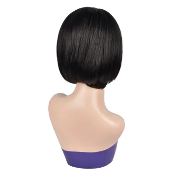 180 Density Glueless Short Hd Full Lace Bob Wigs Straight Pixie Cut 13*4 Transparent Lace Frontal Wig Bob Virgin Human Hair Wigs