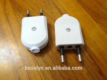 2 Pin Rewireable Italy plug with insulated pin