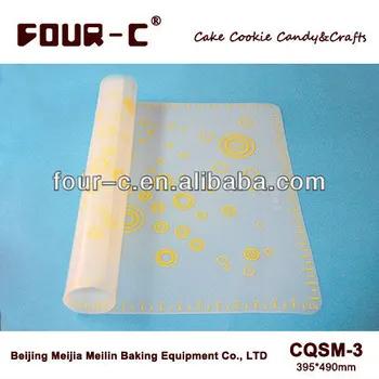 Anti-skidding silicone mat,high quality fondant tools