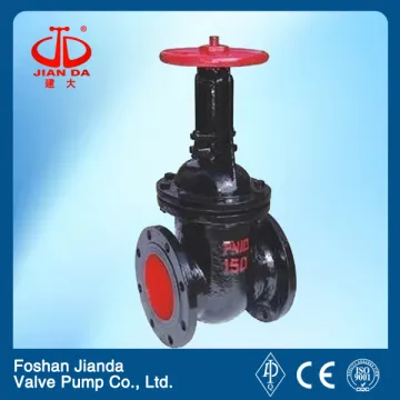 150lb flange type cast iron rising stem gate valve