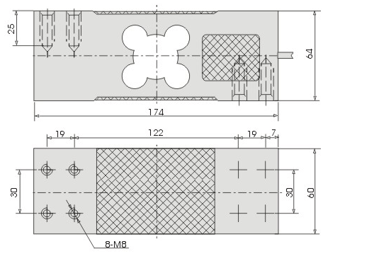 pressure weighing sensor