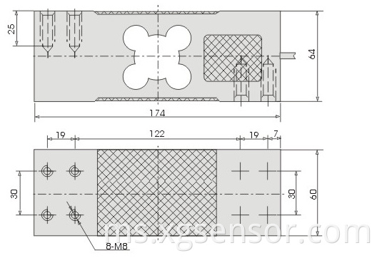 Sensor Mengesan China Sensor sensor 500kg sensor untuk mengesan berat badan Manufacturers