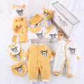 Newborn Baby Cartoon Outfits (23/21 Pcs/set) Pillow Infant Underwear Set Cotton Clothing Suit for Children