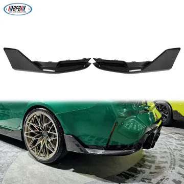 MP Style Dry Carbon Fiber Rear Bumper Corner Splitter for BMW G80 M3 2021-2024