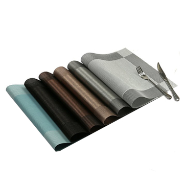 Europäisches Restaurant Café Shop PVC Plastik gewebte Vinyl -Placemats - Großhandel heißer Verkauf