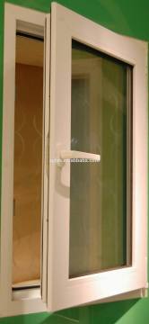 White PVC glass windows and doors in China