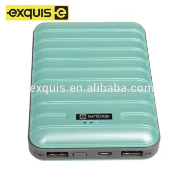 Factory new design suit case portable mobile power bank 10400mah