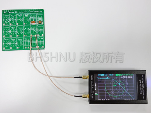 Free shipping RF Demo Kit For NanoVNA VNA RF Test board Vector Network Test Filter / Attenuator