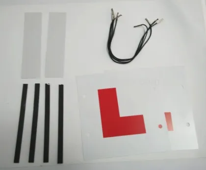 kinds L plate magnetic car stickers