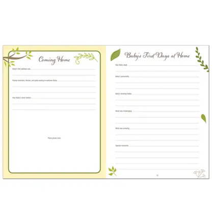 First Year Record Baby's Monthly Progress Book