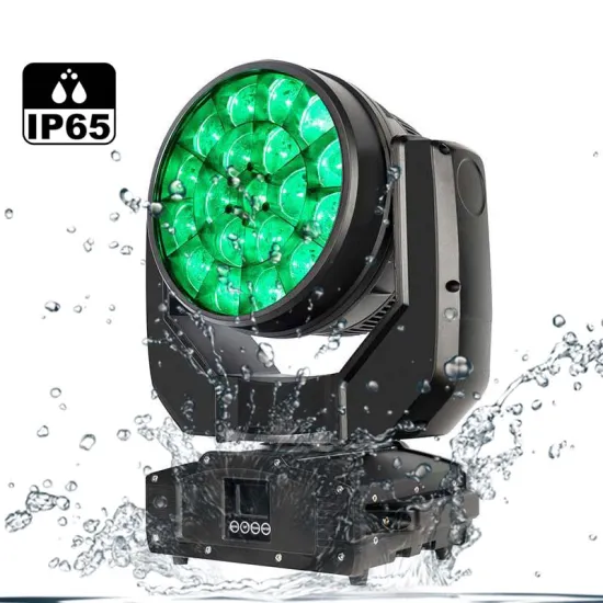 RGBW 4IN1 LED Moving Head Wash Light for Outdoor Activities