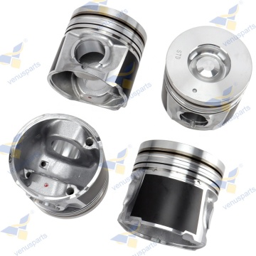 95.4mm STD 4JK1 Piston Kit with Oil Gallery for Isuzu Diesel Engine Rebuilding (Part No. 8-97355-672-2)