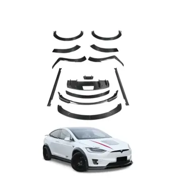 Langyu Carbon Fiber Black Accessories for Tesla Model X AERO Bodykit