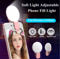 Luz de selfie led de belleza