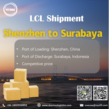 Transporte LCL de Shenzhen para Surabaya