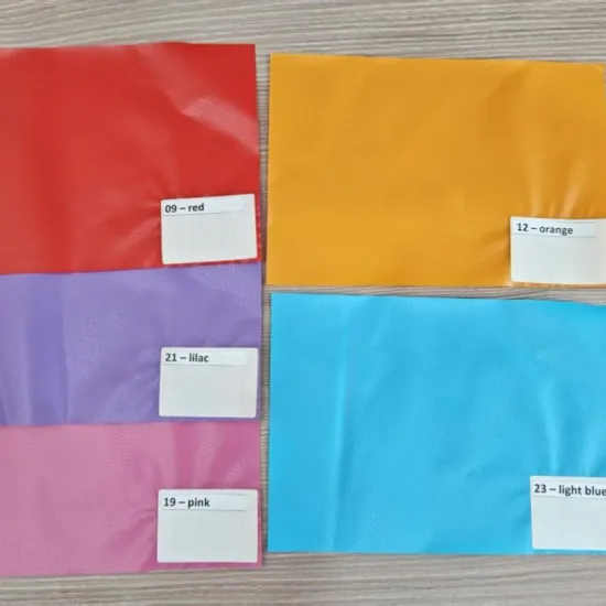 lime color soft pvc film pink blue pvc sheet