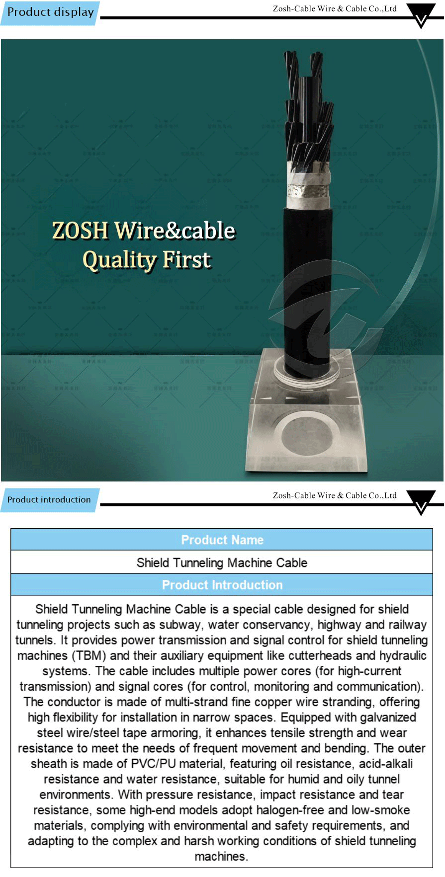 Reeling Cable(Tensile Resistance,Bending Resistance)-xiangqing1-ZS005A
