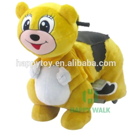 HI CEbattery coin operated ride on riding horse on wheels kiddie rides for kid and adult